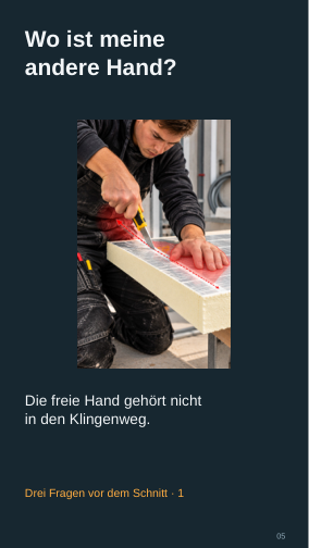 Originale Handyfassung derselben Schulung