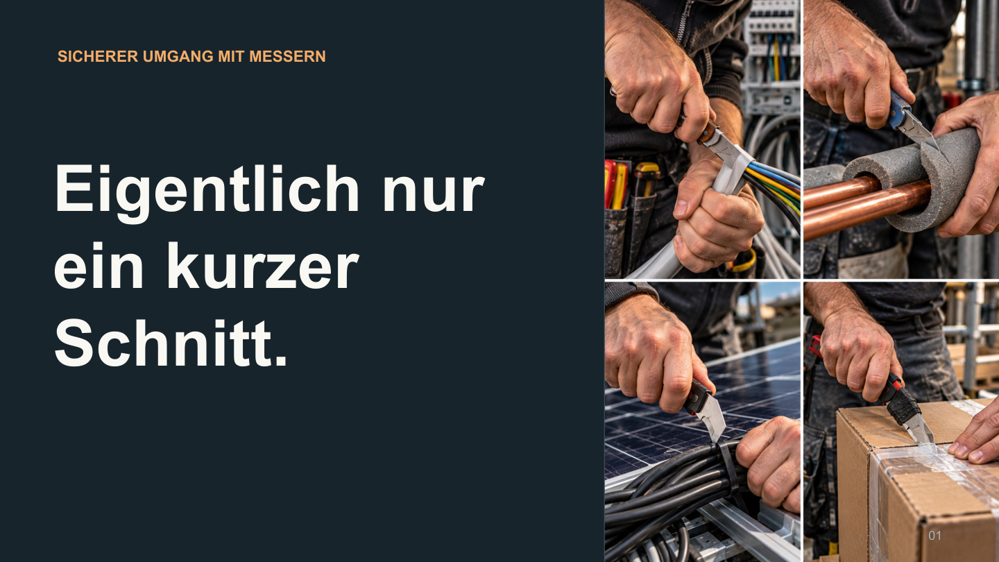 Folie 1 der Schulung